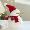 Nuevos productos transfronterizos en stock: Decoraciones navideñas, muñecos de muñeco de nieve de espuma de felpa, adornos de escritorio y arreglos para escaparates