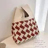 Fornecimento Direto da Fábrica Bolsa de Tricô Divertida com Desenho Animado Bolsa de Mão de Tricô Nova Bolsa de Mão Bolsa Fofa Bolsa de Presente de Ano Novo