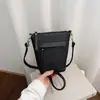 Bolsa Cruzada para Teléfono de PU Simple Versátil de Verano Impermeable Portátil para Salidas Sensación de Alta Gama Bolso de Hombro Único Bolso Cuadrado Pequeño