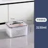 Caixa de armazenamento com dupla camada e drenagem premium, adequada para armazenar ninho de pássaro, pepino-do-mar e cordyceps, com tampa e alça para fácil transporte