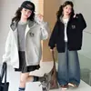 Ropa para niños para niñas, chaqueta con capucha de primavera 2026 modelo nuevo, sudadera cárdigan casual para niñas mayores, estilo primavera y otoño, moderna