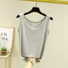 Chaleco de Modal para Mujer Verano Nuevo Talla Grande Holgado Sin Mangas Camiseta Base Top Camisola Fina