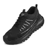 Zapatos de seguridad aislados de 6kv para hombre, aptos para todas las estaciones, anti-aplastamiento, anti-perforación, zapatos de trabajo antideslizantes, resistentes al desgaste, zapatos de protección de seguridad
