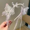 Accesorios para el Cabello Hanfu para Niños Diadema Súper Hada Flor de Cabello para Actuación en Escenario de Princesa Niña de las Flores Diadema de Temperamento Estilo Antiguo Accesorios para el Cabello de Disfraz Antiguo