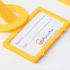 Etiqueta de silicona para equipaje de maleta impresa por el fabricante, etiqueta de silicona para tarjeta de identificación de estudiante, tarjeta de trabajo