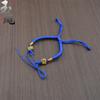 Pulsera tejida enrollada a mano cuerda diy cuentas de transferencia hebilla de seguridad cuerda de mano producto semiacabado Cuerda de mano nudo cuadrado auspicioso