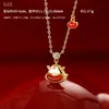 Colar Original de Lingote de Cavalo Fofo S999 Prata Pura, Pulseira de Ano de Nascimento, Brincos de Cavalo do Zodíaco, Joias Personalizadas de Luxo Leve Dropshipping