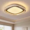 Lámpara de techo minimalista redonda de hierro y acrílico para dormitorio, estudio, comedor, entrada, pasillo, corredor