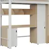 Cama de Apartamento con Escaleras, Cama Triple para Dormitorio de Personal, Litera para Estudiantes Universitarios, Litera en la Litera