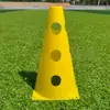 23cm Cubeta Perforada con Logo Cubeta Cónica Cono de Pila Cono de Helado Cono Obstáculo Equipo Auxiliar de Entrenamiento de Fútbol