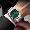 Marca Wlisth Reloj de Acero Transfronterizo para Hombre Calendario Dual Resistente al Agua Luminoso Reloj de Cuarzo Transmisión en Vivo Reloj de Comercio Exterior Modelo Popular