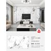 Decoración de Pared de Tablero de Cristal de Carbono 3D Panel de Pared Anticolisión de Alto Brillo PET Pared de Fondo de TV Decoración de Sala de Estar Pintura Impresa de Fondo