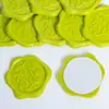 Adesivos de Selo de Cera Coloridos Macaron Transfronteiriços, Etiquetas de Cera em Relevo, Adesivos para Envelope, Carimbos de Selo de Cera para Convites de Casamento