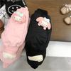 Pantalones de Algodón de Dibujos Animados para Niñas Pantalones de Forro Polar Engrosados para Niños Estilo Invierno Mono Ropa Exterior Acolchada de Tres Capas Invierno Conjunto de Invierno