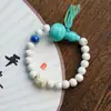 Diseño Original de Cerámica de Jingdezhen Calabaza de Mano Pulsera de Joyería, Pulsera de Borlas Fresca y de Moda, Alto Valor Estético al por Mayor