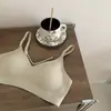 [Taza fija de gelatina 5851] sujetador nuevo simple anti-caída para pecho pequeño con realce sujetador ajustable sexy