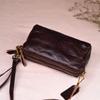 Bolsa Cuadrada Pequeña de Piel Cruzada para Niñas Personalizada Capa Superior Piel de Vaca Diseño Plisado Nicho Exterior Viaje Negocios Bolsa Simple