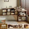 Mesa de centro e mesa de escritório de uso duplo mesa de negociação apartamento pequeno mesa de aprendizado de caligrafia estante de livros estilo chinês novo mesa de escritório