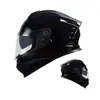 El Comerciante Recomienda Casco Integral Ibk901-Speed Plata para Motocicleta, Casco para Cuatro Estaciones, Casco para Scooter, Invierno
