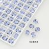 Dongzhou Nail Art Diamante 8*6 Retangular Octogonal Diamante Explosão Luz Luxo Alta Qualidade Cristal K9 Diamante Decorativo Celebridade da Internet Acessórios para Nail Art