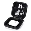Bolsa de Armazenamento Eva, Bolsa para Fones de Ouvido, Caixa de Armazenamento para Cabos de Dados e Carregadores, Pen Drive USB, Fonte de Alimentação Móvel, Caixa de Embalagem para Acessórios Digitais