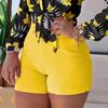 Conjunto de Roupas Femininas para Comércio Exterior Europeu e Americano 2026 Novo Produto Transfronteiriço, Estilo Maduro Estampa Digital Gola Alta Camisa de Manga Longa Top Feminino