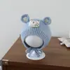 Bonito Sombrero con Protección Auditiva para Bebé Unisex, Gorro de Punto Adorable con Orejas de Oso Estilo Coreano, Sombrero Infantil Cálido a Prueba de Viento para Otoño e Invierno