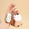 Pingente Original de Pelúcia de Pássaro Série Pássaros Baimao Chaveiro Criativo Exquisito Casal Chave Mochila Acessórios