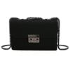 Promoção Bolsa Quadrada Pequena Nova Estilo Coreano Texturizada Bolsa de Ombro Transversal com Corrente Bolsa Fresca e Fashion