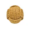 Bola de Sisal de Corda de Papel Resistente ao Desgaste Personalizada 6cm, Bola Tecida Interativa para Roer de Animal de Estimação, Artefato para Alívio do Tédio de Gatos