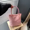 Bolsa de Regalo con Forma de Corazón Tela de Nailon Coreana Bolso de Mujer Bolso de Moda Tendencia para Mujer Bolso de Hombro Versátil