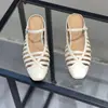 Mules Quadrados Vazados Estilo Retro Coreano para Mulheres, Novas Sandálias Respiráveis com Salto Anabela Aumentadoras de Altura Primavera/Verão 2026