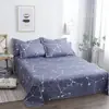 Juego de sábanas de tres piezas, sábana doble, funda de almohada, tejido cepillado agradable para la piel, apto para camas individuales, uso en todas las estaciones, ropa de cama para dormitorio de estudiantes, colección de otoño