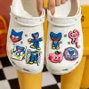 Encantos Creativos de Zapatos de Dibujos Animados DIY Desmontables de Goma Suave de PVC Decoraciones para Zapatos Crocs