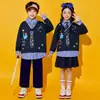 Fantasias de cheerleading infantis, trajes para a cerimônia de abertura do dia esportivo do ensino fundamental, uniformes de classe do jardim de infância e trajes para apresentações em grupo