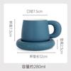Novo Conjunto de Xícara e Pires Klein Blue Orelha Grande Cerâmica Celebridade da Internet Copo de Água Simples para Casa e Escritório