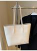 Bolsa Tote Minimalista Maillard de Alta Qualidade para Mulheres, Nova Coleção Outono 2026, Bolsa de Ombro Versátil de Grande Capacidade para o Dia a Dia
