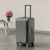 Nuevo modelo de equipaje 24 pulgadas Estudiante 1:Maleta de 9 cierres de combinación, resistente y duradera, estuche de viaje de gran capacidad, maleta de carro de 28 pulgadas