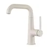 Grifo de Lavabo Extraíble de Estilo Europeo de un Solo Agujero Caliente y Frío Grifo de Baño Caliente y Frío Lavabo de Encimera