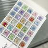 Fertilizante Explosivo Flor de Gelo Arte de Unhas Quadrada Diamante Cristal de Gelo Rachado Revestimento Diamante Fundo Pontiagudo Formato Especial Joias Explosivas para Arte de Unhas