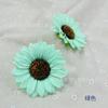 Flor de Girasol de 10cm al por Mayor Decoración de Sombrero de Paja Girasol Simulado Flor de Girasol Guirnalda para Dintel de Puerta Arreglo Floral