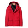 Conjunto de Parka y Chaqueta de Plumas Estilo Nuevo, Chaqueta con Capucha Desmontable Tres en Uno, Impermeable y Cortavientos, Unisex