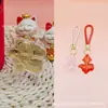 Colgante de Oro Puro 999 "Te Amo por Diez Mil Años" Oso Serie de Peces Koi Cordón Promoción de Transmisión en Vivo de Tiktok
