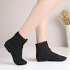 Zapatos de baile de caña alta para adultos y niños, zapatos de ballet, zapatos de baile planos de caña alta, zapatos de ejercicio de suela blanda para mujer, zapatos de baile para mujer
