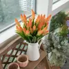 Qianxi Pufeng Jacinto Flor Artificial Fabricante Buquês de Casamento Decorativos Parede de Flores Rosa Flores Artificiais Estilo INS Decoração de Casa