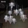 Accesorios de boda colibrí hoja de arce globo de Dragon Ball lleno de estrellas grulla de origami decoración de boda luces de cadena para techo luces colgantes