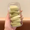 Elásticos de Borracha Universais em Caixa para Crianças e Adultos, Prendedores de Cabelo Coloridos Macaron para Rabo de Cavalo Alto, Alta Elasticidade, Não Puxam o Cabelo, Argolas de Cabelo