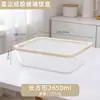 Caixa de Almoço de Vidro Borossilicato Temperado de Alta Qualidade, Segura para Micro-ondas, Caixa de Almoço Especial para o Trabalho, Caixa Bento Resistente ao Calor, Recipiente para Conservar Alimentos Frescos