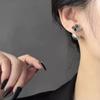 Aretes Franceses Retro de Trébol de Cuatro Hojas con Perlas para Mujer Diseño de Lujo Ligero de Alta Gama Moda Elegante Aretes y Joyería para la Oreja que Combinan con Todo