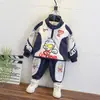 Conjunto de Ropa de Otoño para Niños con Temática de Dibujos Animados 2026 Nuevo de Moda para Bebé Primavera y Otoño Sudadera de Moda Conjunto de Dos Piezas